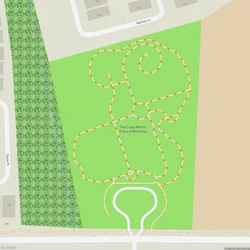 Map of The Crape Myrtle Trails of McKinney