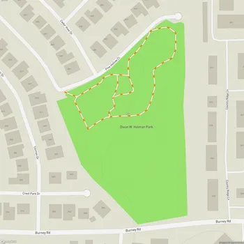 Map of Dixon W. Holman Park