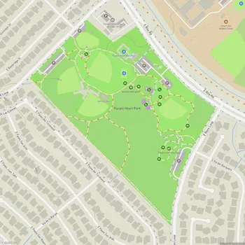 Map of Purple Heart Park