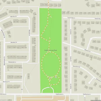 Map of California Lane Park
