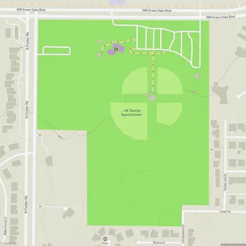 Map of J.W. Dunlop Sports Center