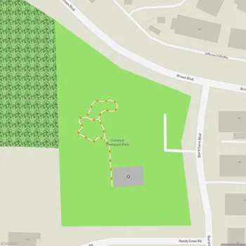 Map of Clarence Thompson Park