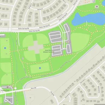 Map of Josey Ranch Athletic Complex