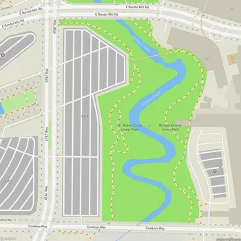 Map of Dr. Robert Cluck Linear Park