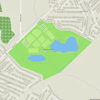 Map of Valley Creek Park