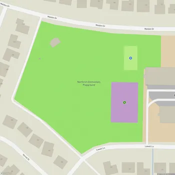 Map of Northrich Elementary Playground