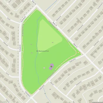 Map of Bill Blackwood Park