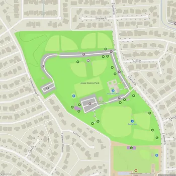 Map of Jesse Owens Park