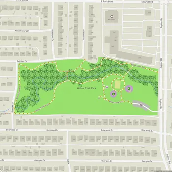 Map of Willow Creek Park