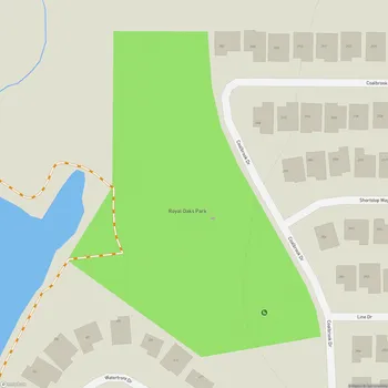 Map of Royal Oaks Park
