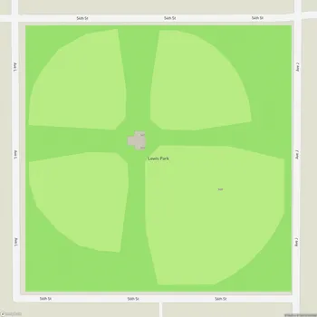 Map of Lewis Park