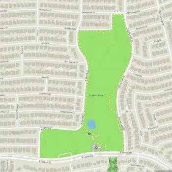 Map of Crowley Park