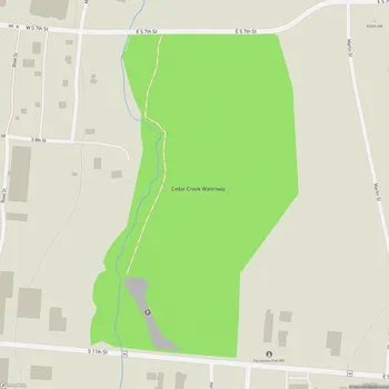 Map of Cedar Creek Waterway