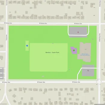 Map of Beckley-Saner Park