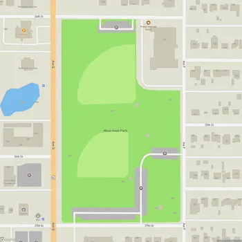 Map of Mose Hood Park