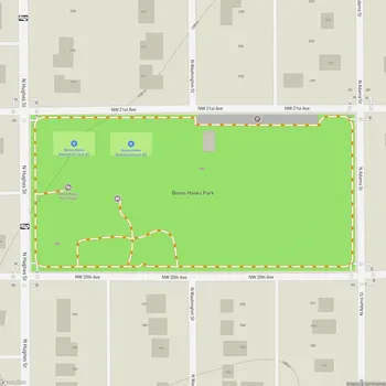 Map of Bones Hooks Park