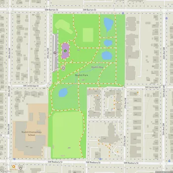 Map of Roxhill Park