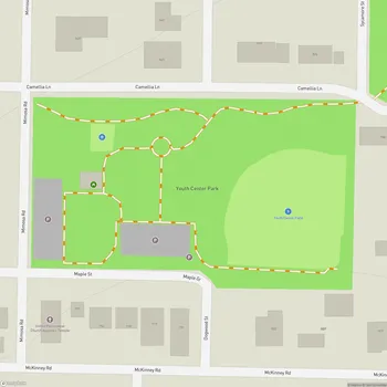 Map of Youth Center Park