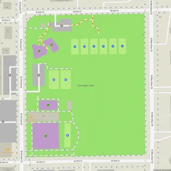 Map of Tarkington Park
