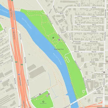 Map of Riverside Park