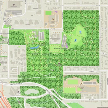 Map of Wilburton Hill Park