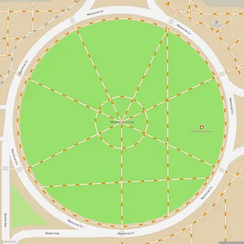 Map of Memorial Circle