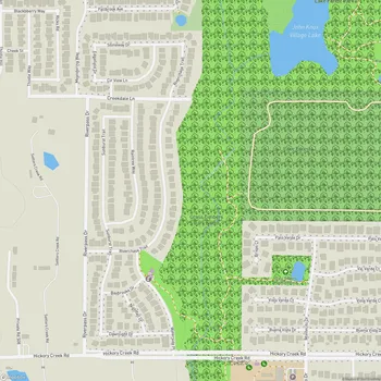 Map of Cross Timbers Park North