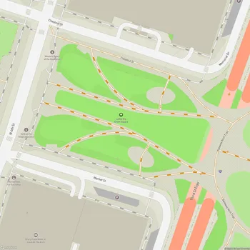 Map of Luther Ely Smith Square