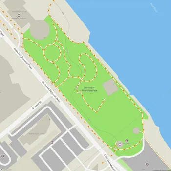 Map of Shreveport Riverview Park