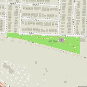 Map of Spc. Ernest W. Dallas Jr. Veterans Memorial Park