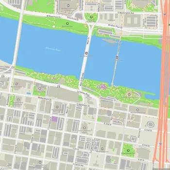 Map of Julius Breckling Riverfront Park