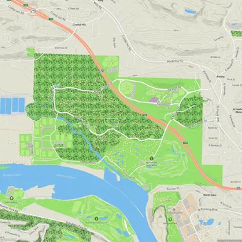 Map of Burns Park