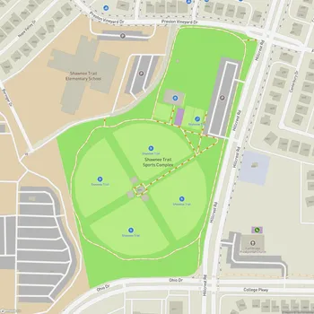 Map of Shawnee Trail Sports Complex