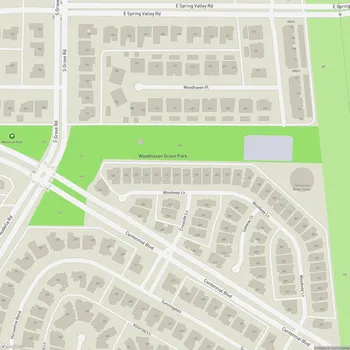 Map of Woodhaven Grove Park