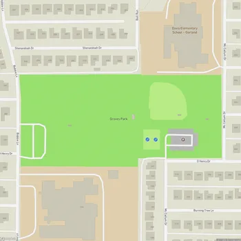 Map of Groves Park