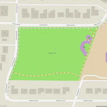Map of Alamo Park