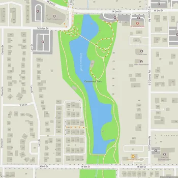 Map of Centennial Park