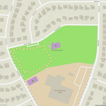 Map of B.C. Barnes Park