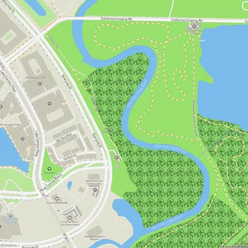 Map of California Crossing Park