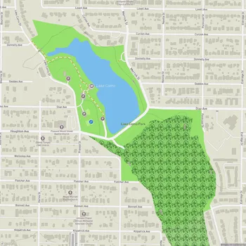 Map of Lake Como Park