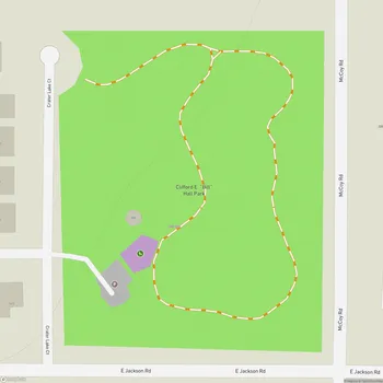 Map of Clifford E. "Bill" Hall Park