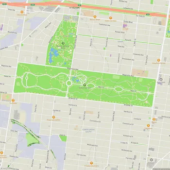 Map of Tower Grove Park