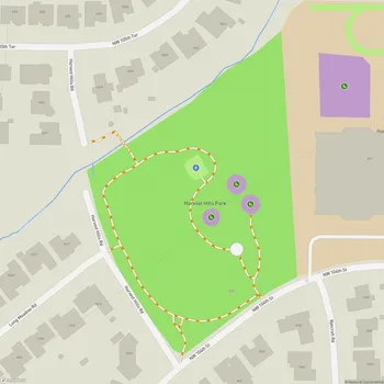 Map of Harvest Hills Park