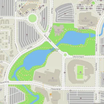 Map of Richard Greene Linear Park