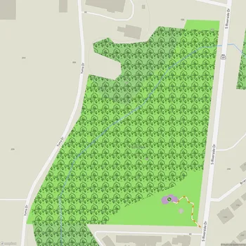 Map of Ellis Park