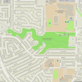 Map of Kirby Creek Nature Education Center