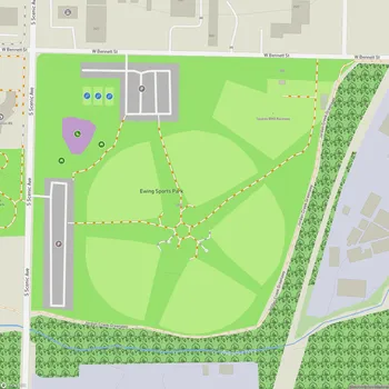 Map of Ewing Sports Park