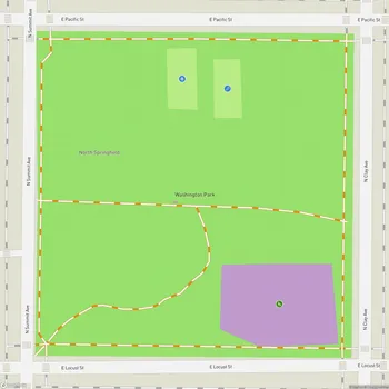 Map of Washington Park