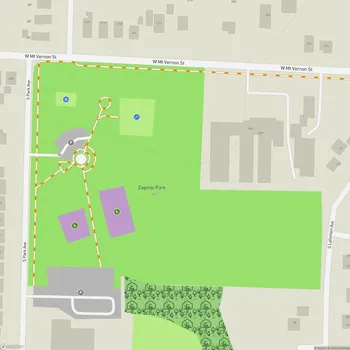 Map of Zagonyi Park