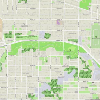 Map of Heathwood Park